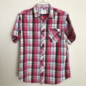 Marc Ecko Plaid Short Sleeve Shirt